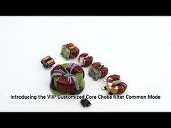 Komponen elektronik EMI Ferrite Core Toroid Bead ID 0,8-13,8mm