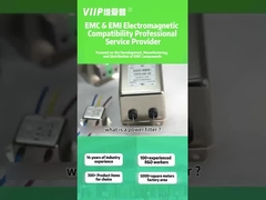 CE ROHS Single Phase RFI Filter 0.5A-300A Filter Interferensi Elektronik