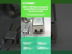 Filter EMI Fase Tunggal 250VAC, Penguji Keamanan 10A Filter EMI EMC