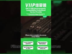 Filter EMI Plastik Konduktif Karat untuk Penghapusan Interferensi Jalur yang Dapat Diandalkan