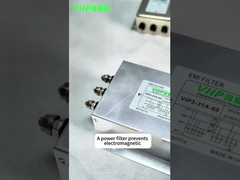 Low Pass Inverter EMI Filter dengan 50dB Min Insertion Loss dan 50Ω Input Impedance