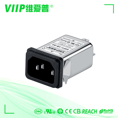 Beli 94v-0 Single Fuse IEC EMI Filter 60-90dB Untuk Peralatan Uji online manufacture