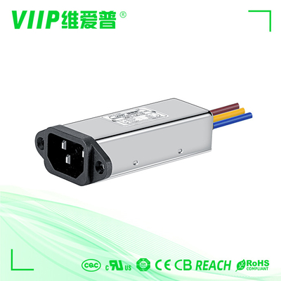 Beli 3A 60Hz Ac Power Line IEC EMI Filter Male Socket Dengan Kabel 1500VDC online manufacture