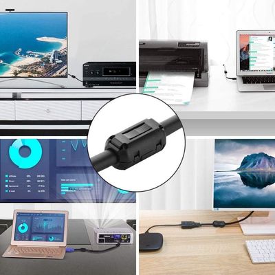 Beli Cincin Ferrit Snap-On VIIP Kustom Filter EMI Layanan Filter Lini Sinyal Saluran Listrik Bersertifikasi CE FCC Dukungan EMC online manufacture