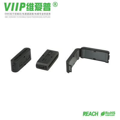 Jaringan EMI Suppression Core Ferrite Cable Snap On Scale Production