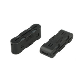 Black Flat Cable Ferrite Core, Flat Ferrite Core Untuk Peralatan AV dan Peralatan