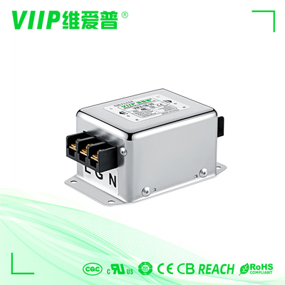 EMC EMI Single Phase RFI Filter Dua Tahap Untuk Peralatan Data