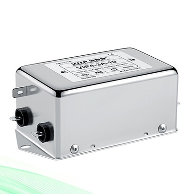 Plastik Kasus Dua Tahap EMC EMI Filter Untuk AC Supply Power Driver ROHS Filter fase tunggal