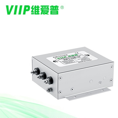 Kisaran Suhu 25 ℃ - 85 ℃ 3 Phase EMI Filter 30A Nilai Saat Ini