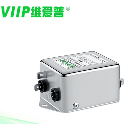 110 / 250VAC AC Single Phase Emc Emi Filter 20A Untuk Peralatan USV