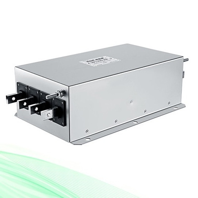 Ultra Low Leakage 3 Phase EMI Noise Filter 440Vac Untuk Mesin Pengemasan