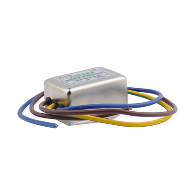 10A DC EMI Filter 250VDC Tegangan Nominal Untuk Dc Power Supply