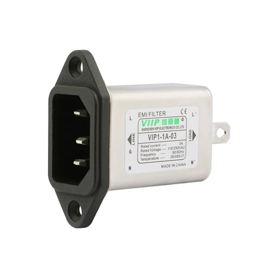 50/60Hz Frequency Range EMC Filter Interferensi Elektromagnetik Dengan Resistensi Isolasi ≥100MΩ