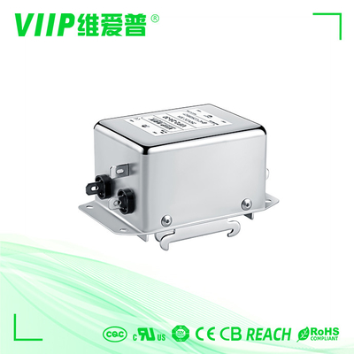 Metal Housing Inverter EMI Filter dengan 50Ω Input Impedance untuk peralatan medis