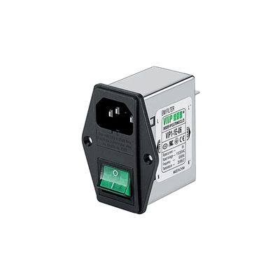 Filter EMI IEC yang sangat efektif untuk aplikasi 250VAC dengan kisaran suhu 25/085/21