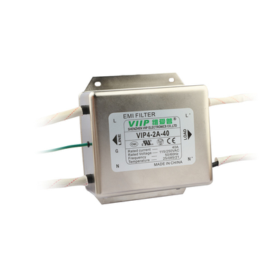 Metal Case EMI Power Line Filter untuk peralatan militer di jual panas