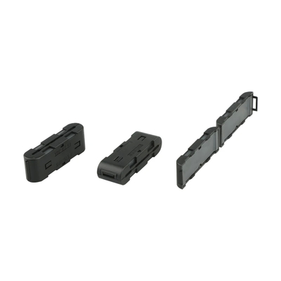 Black Ferrite Core Current Transformer Bentuk Datar Untuk Peralatan AV
