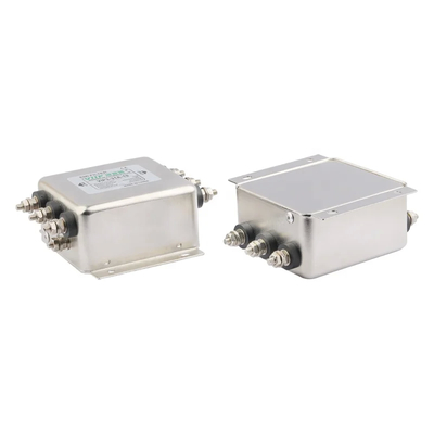 50dB Kerugian Penempatan Minimal Filter EMI Mudah Dipasang Untuk Frekuensi 50/60Hz