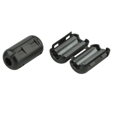 OEM ODM Clap-on Ferrite Core dengan Ni-Zn Ferrite Plastic untuk kisaran suhu -40 hingga +125 °C