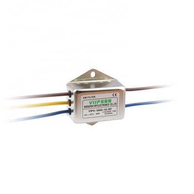 Inline EMI Filter dengan 10A Current Rating Fast On Termination Style dan 20-100dB Stopband Attenuation