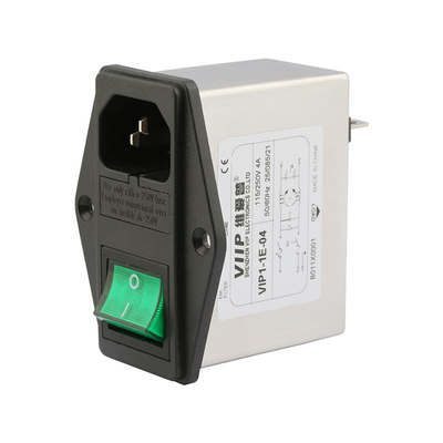 IEC Socket Filter Interference Reduction Filter -25C- 85C Operasi untuk manajemen dan penekanan kebisingan yang optimal