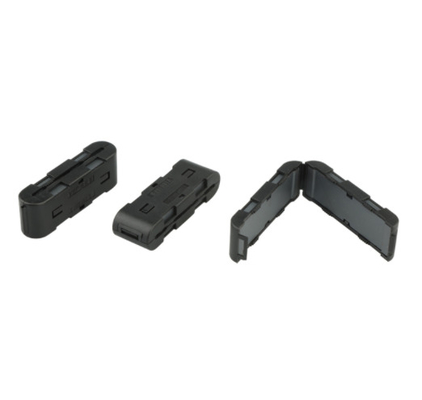 Clip On Ferrite Core Sampai 1 GHz Ukuran dalam 11mm Cocok untuk lingkungan suhu tinggi