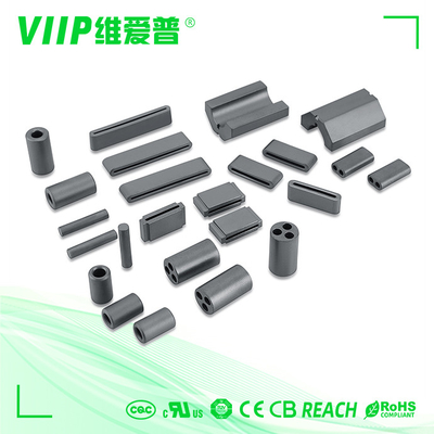 Black Cylindrical Snap On Ferrite Choke Untuk Menekan Noise Dalam Frekuensi 1 GHz